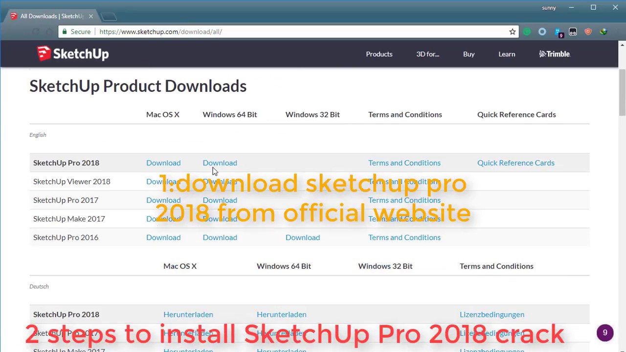 download sketchup 2017 64 bit full crack